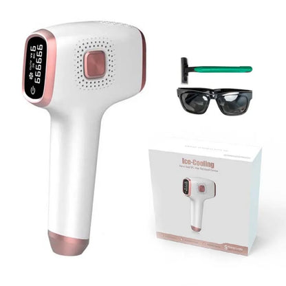 Laser Hair Removal IPL Device Dual Flashes Mode for Women Men Home Laser Quick Safe Treament